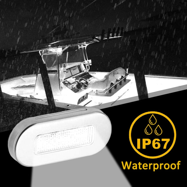 MK-056 Ship / Yacht 3 inch 12V LED Waterproof Stainless Steel Underwater Light, 12V White Light, 12V Blue Light