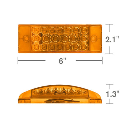 MK-142 DC12V-24V 21LEDs Car Tail Light Running Water Flashing Edge Light