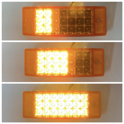 MK-142 DC12V-24V 21LEDs Car Tail Light Running Water Flashing Edge Light