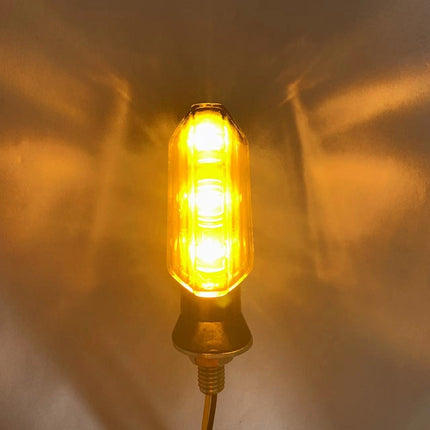 4 PCS MK-200 3LED Highlight Motorcycle Turn Signal Light
