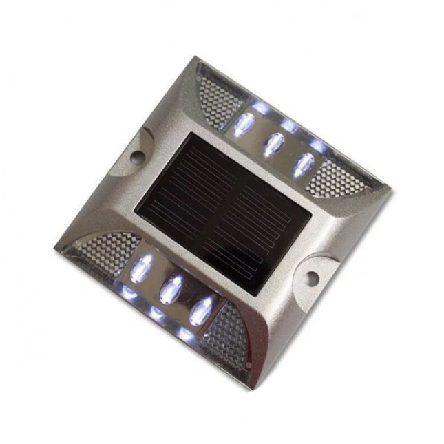 Solar Square Road Stud Light Car Guidance Light Road Deceleration Light, Constantly Bright Version, Constantly Bright Version