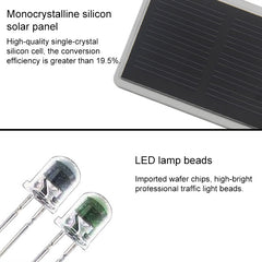 Solar Horseshoe Road Stud Light Car Guidance Light Road Deceleration Light, Constantly Bright Version