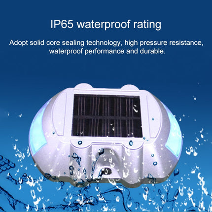 Solar Horseshoe Road Stud Light Car Guidance Light Road Deceleration Light, Constantly Bright Version