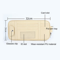 Universal Car Multi-functional Sun Visor Card Clip Bags Glasses Bill Clip Holder
