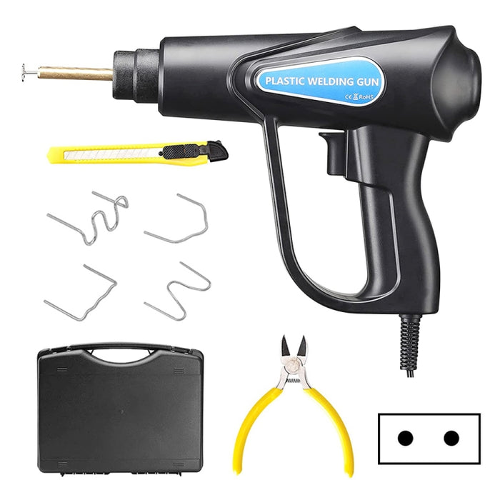 70W Hot Stapler Plastic Welding Machine Car Bumper Repair Kit Plier, EU Plug, EU Plug