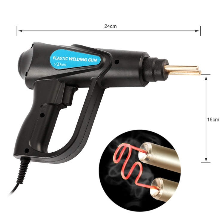 70W Hot Stapler Plastic Welding Machine Car Bumper Repair Kit Plier, EU Plug, EU Plug