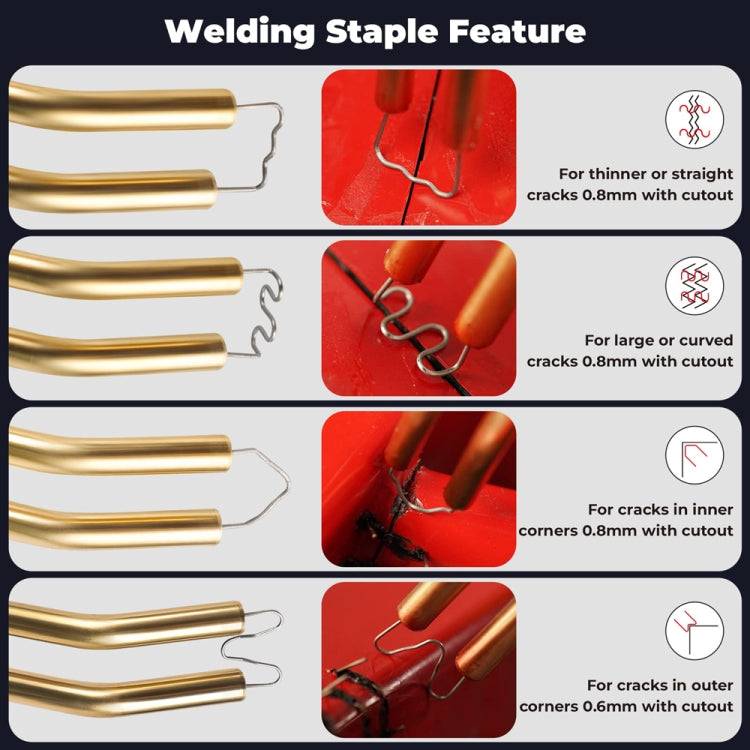 70W Hot Stapler Plastic Welding Machine Car Bumper Repair Kit Plier, EU Plug, EU Plug