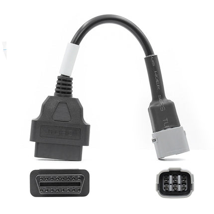 Motorcycle OBD 16PIN Female to 6PIN Connector Cable for Suzuki, For Suzuki