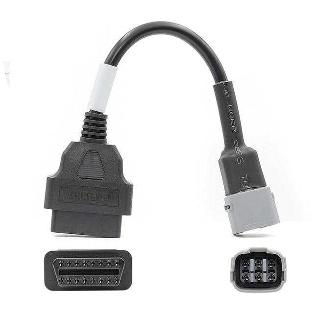 Motorcycle OBD 16PIN Female to 6PIN Connector Cable for Suzuki, For Suzuki