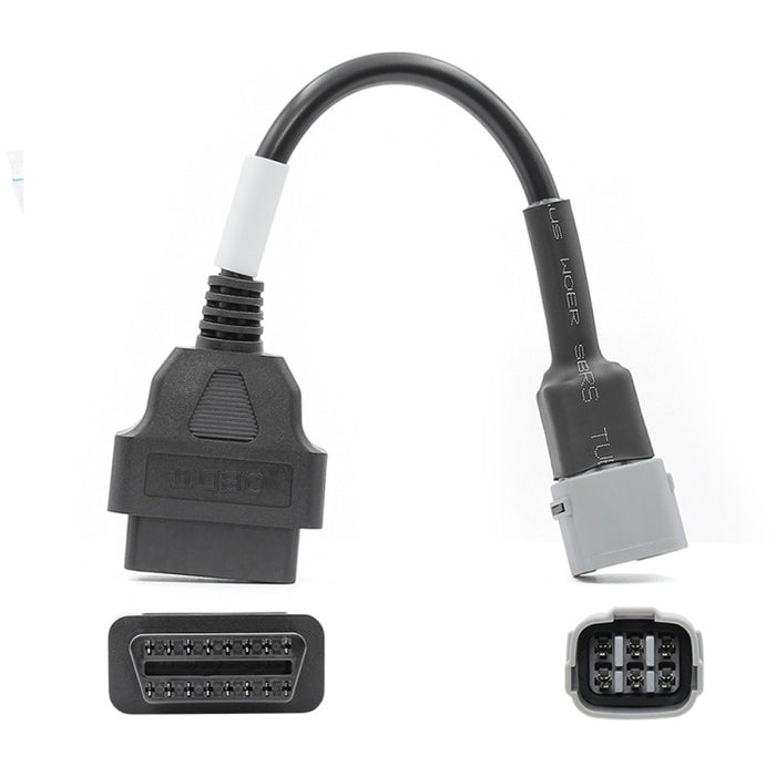 Motorcycle OBD 16PIN Female to 6PIN Connector Cable for Suzuki, For Suzuki