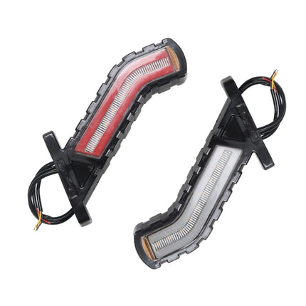 2 PCS MK-138 Truck LED Tail Light Running Water Tricolor Side Marker Light, MK-138