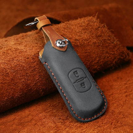 For Mazda Old Style Hallmo Car Cowhide Leather Key Protective Cover Key Case, Two Keys Version, Two Keys Version, For Mazda Old Style, For Mazda Old Style, Two Keys Version, For Mazda