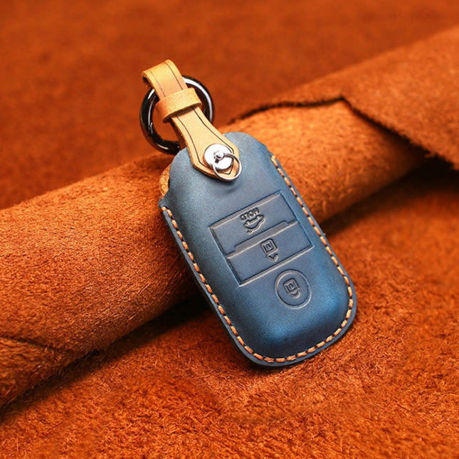 For Kia Old Style Car Cowhide Leather Key Protective Cover Key Case