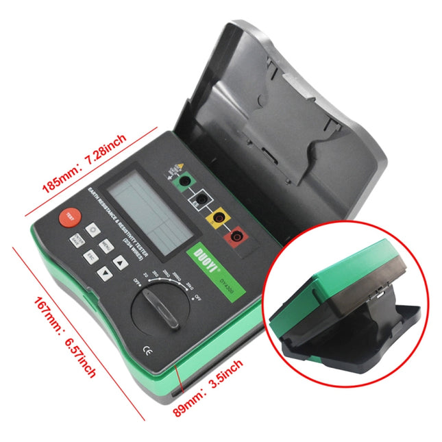 DUOYI DY4300 Higher Accuracy Digital Ground Resistance Tester, DY4300
