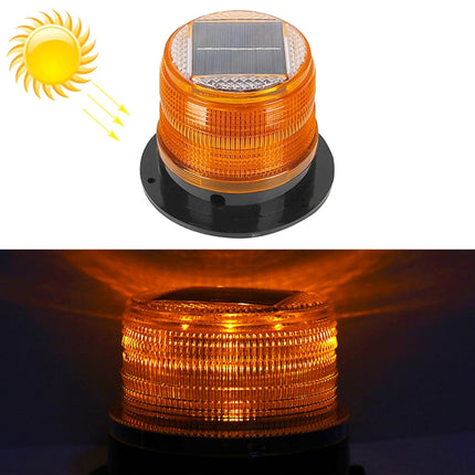 Car Solar Charging Warning Light, Round Red, Round White, Round Yellow