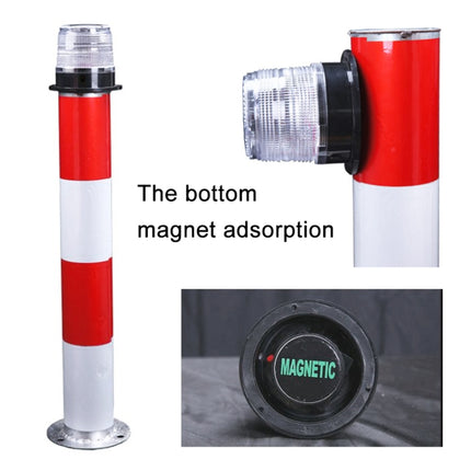 Car Solar Charging Warning Light, Round Red, Round White, Round Yellow
