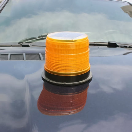 Car Solar Charging Warning Light, Round Red, Round White, Round Yellow