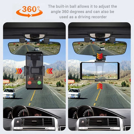 Car Rearview Mirror Phone Holder Universal Navigation Bracket, Rearview Mirror Phone Holder