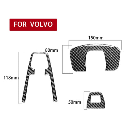 Car Carbon Fiber Reading Light A Decorative Sticker for Volvo XC90 2003-2014, Left and Right Drive Universal