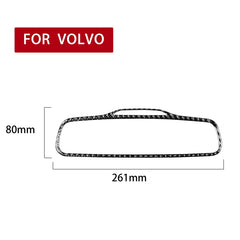 Car Carbon Fiber Rearview Mirror Decorative Sticker for Volvo XC90 2003-2014, Left and Right Drive Universal