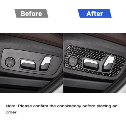 Car Carbon Fiber M High Performance Door Handle C Decorative Sticker for BMW G01 X3 2018-2020 / G02 X4 2019-2020, Left and Right Drive Universal, Door Handle C