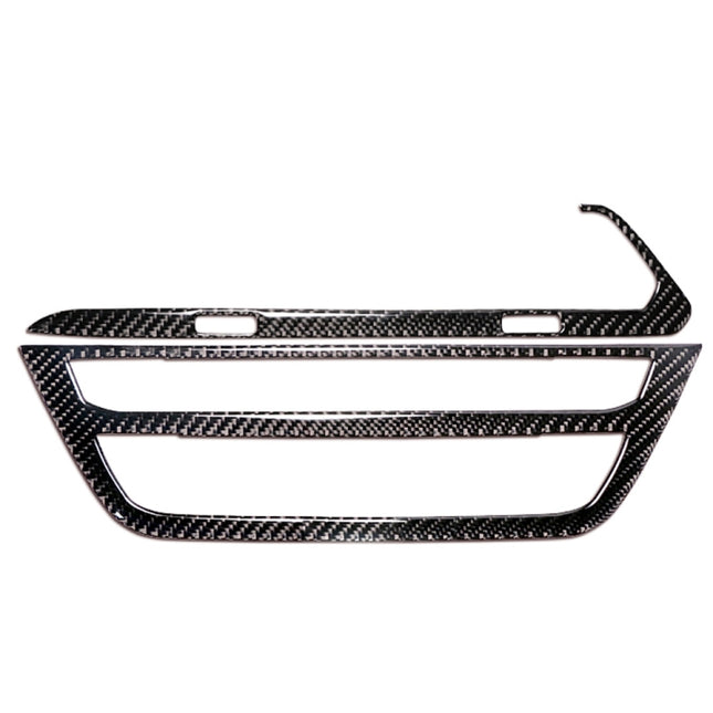 2 in 1 Car Carbon Fiber Air Conditioner CD Control Panel M Performance Decorative Sticker for BMW G01 X3 2018-2020 / G02 X4 2019-2020, Left Drive, 2 in 1 Air Conditioner CD Control Panel