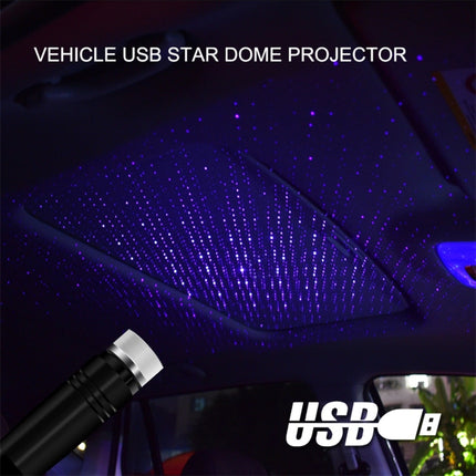 Car USB Star Dome Projector Hose Light, Constantly Bright Version, Constantly Bright(Purple Blue)