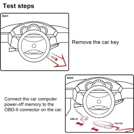 Car Computer ECU Memory Saver Rechargeable Battery Replacement Tool Kit Accessories, CYS-100