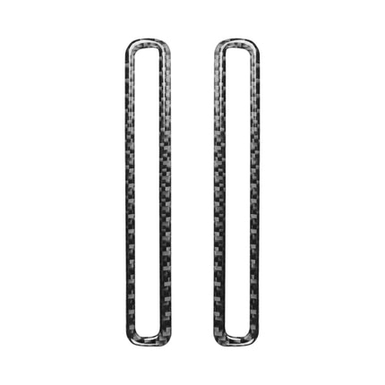 Carbon Fiber Car Door Air Outlet Decorative Sticker for Dodge Challenger 2015 to Now, Left Driving, Door Air Outlet