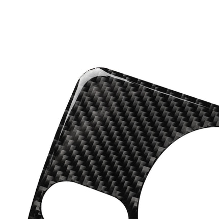 Carbon Fiber Car Headlight Switch Panel Decorative Sticker for Volkswagen Golf 6 2008-2012, Left Driving, Headlight Switch Panel, Left Driving