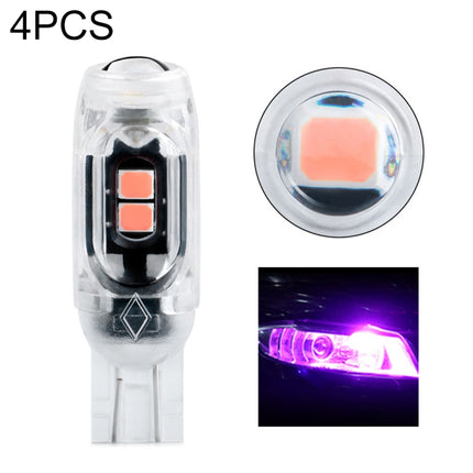 4pcs T10 DC12V /  0.84W / 0.07A / 150LM Car Clearance Light 5LEDs SMD-3030 Lamp Beads with lens