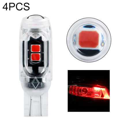4pcs T10 DC12V /  0.84W / 0.07A / 150LM Car Clearance Light 5LEDs SMD-3030 Lamp Beads with lens