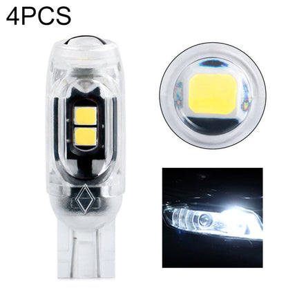 4pcs T10 DC12V /  0.84W / 0.07A / 150LM Car Clearance Light 5LEDs SMD-3030 Lamp Beads with lens