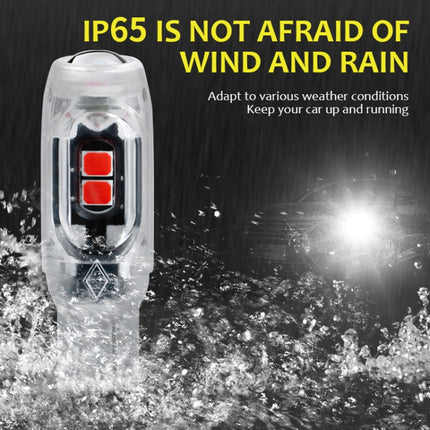 4pcs T10 DC12V /  0.84W / 0.07A / 150LM Car Clearance Light 5LEDs SMD-3030 Lamp Beads with lens