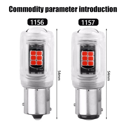 2pcs 1157 DC12V / 2.16W / 0.18A / 480LM Car LED Brake Light, 1157 (Red Light), 1157 (White Light), 1157 (Yellow Light)
