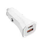 Car Square Charger / White