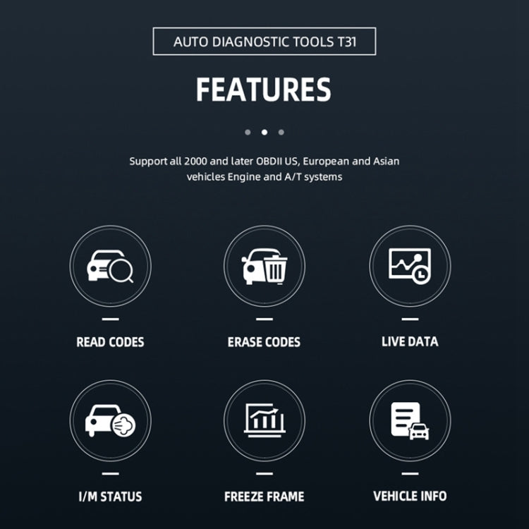 T31 OBD2 Car Fault Diagnosis Tool Fault Analyzer