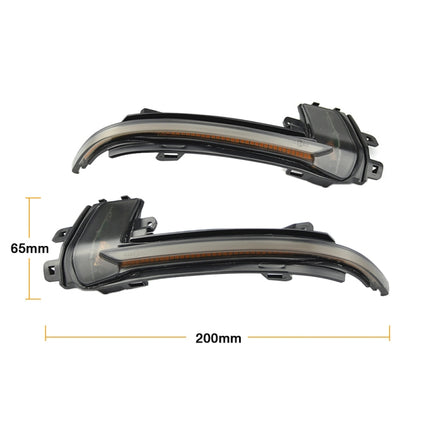 1 Pair For Audi A4 B8.5 Car Dynamic LED Turn Signal Light Rearview Mirror Flasher Water Blinker