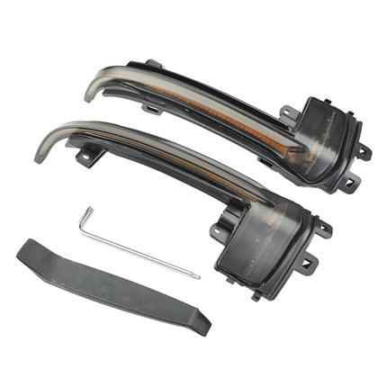 1 Pair For Audi A4 B8.5 Car Dynamic LED Turn Signal Light Rearview Mirror Flasher Water Blinker
