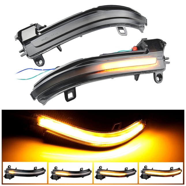 1 Pair For BMW 3 Series F20 Car Dynamic LED Turn Signal Light Rearview Mirror Flasher Water Blinker, For BMW 3 Series F20 (Transparent Black), For BMW 3 Series F20 (Transparent)