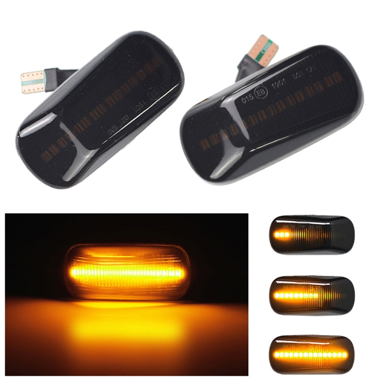 2pcs For Honda Civic 2001-2015 Car Dynamic LED Fender Side Light 34301-S5H-T02