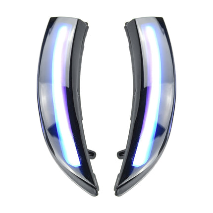 1 Pair For Ford Fiesta 2008-2017 Car Dynamic LED Turn Signal Light Rearview Mirror Flasher Water Blinker, For Ford Fiesta 2008-2017  (Blue)