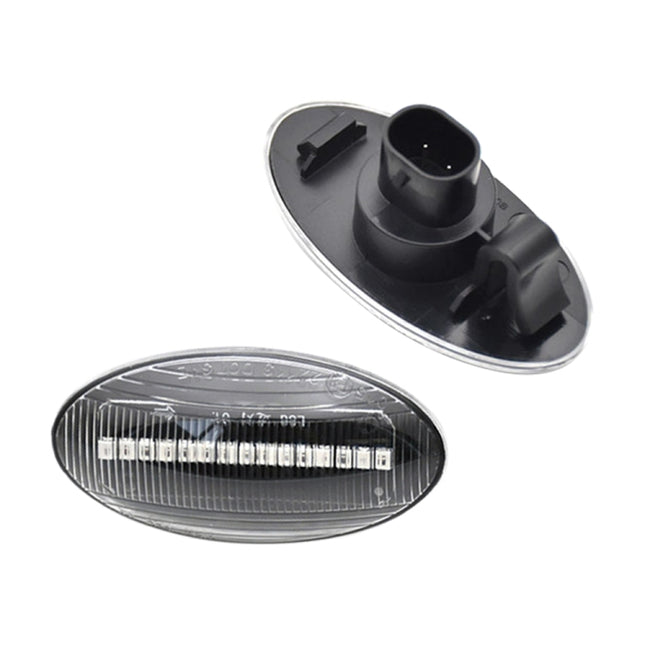 2pcs For Suzuki Grand Vitara JT 2005-2012 Car Dynamic LED Fender Side Light, For Suzuki Grand Vitara JT 2005-2012 (Transparent), For Suzuki Grand Vitara JT 2005-2012 (Transparent Black)