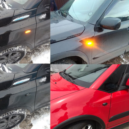 2pcs For Suzuki Grand Vitara JT 2005-2012 Car Dynamic LED Fender Side Light