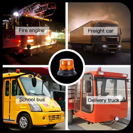 School Bus Engineering Vehicle Safety Warning Light Rear-end Collision Yellow Signal Lamp