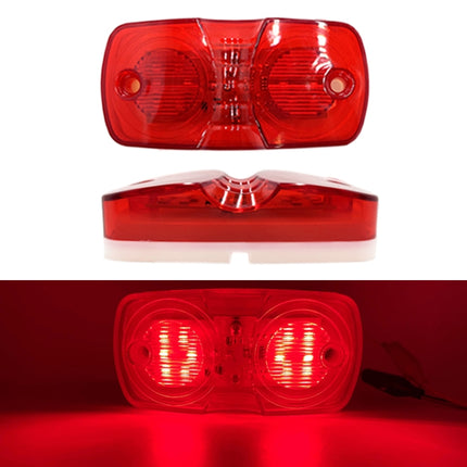 2pcs MK-106 Truck 12LEDs Side Marker Light, MK-106 (Red Light), MK-106 (Yellow Light)