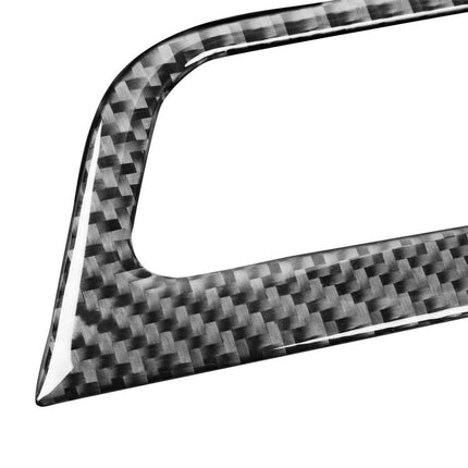 6 PCS Car Carbon Fiber Glass Lift Panel Decorative Sticker for Mitsubishi Lancer EVO 2008-2015, Left Drive, Glass Lift Panel, Left Drive