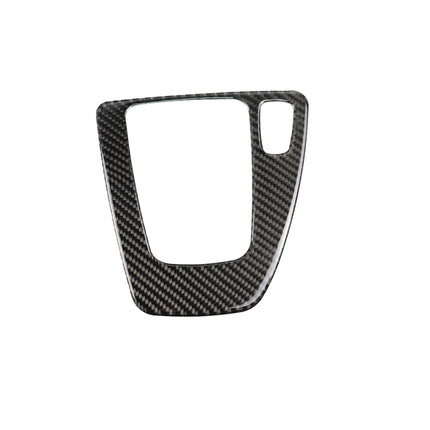 Carbon Fiber Car Right Driving Gear Panel Decorative Sticker for BMW E90 / E92 2005-2012, Right Driving Gear Panel