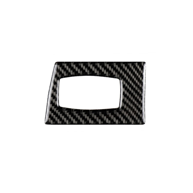 Carbon Fiber Car Right Driving Ignition Switch Decorative Sticker for BMW E90 / E92 2005-2012, Right Driving Ignition Switch