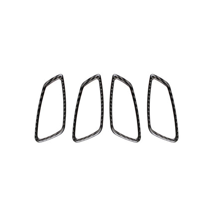 Carbon Fiber Car Door Handle Decorative Sticker for BMW E90 / 320i / 318i / 325i